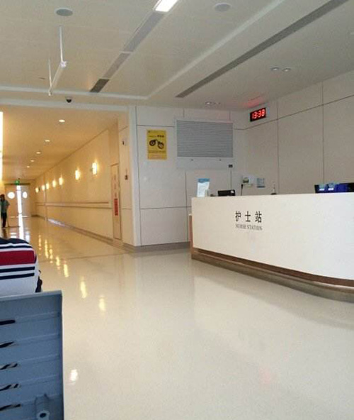 采用91视频下载免费观看防火板装修的香港大学深圳医院护士站